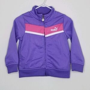 Puma Athletic Track Jacket Zip Up 18m